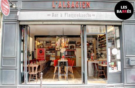 Le Bar-Restaurant l'Alsacien à Paris 4 - La devanture