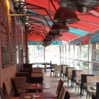 Le bar l'Arena Café à Paris - la terrasse