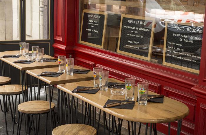 Le Restaurant Saucette à Paris 3 - La terrasse