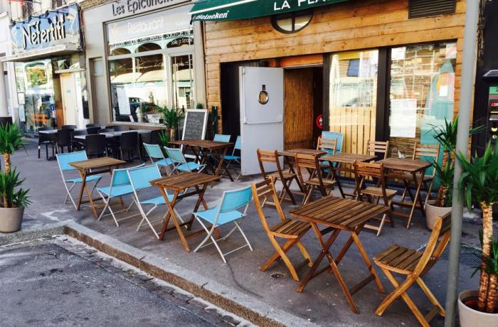 Le Bar-Pub la Plage à Lille - La terrasse