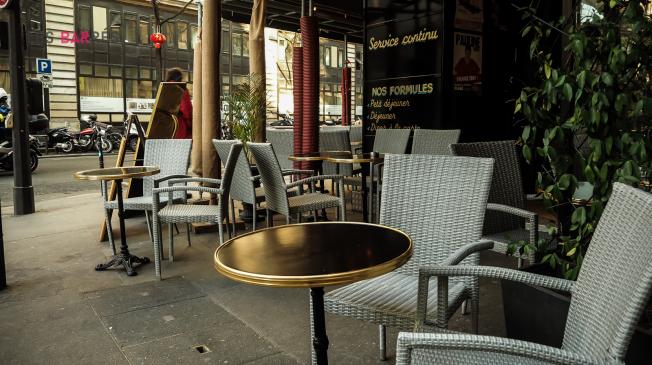 Le Bar l'Adresse à Paris 3 - La terrasse