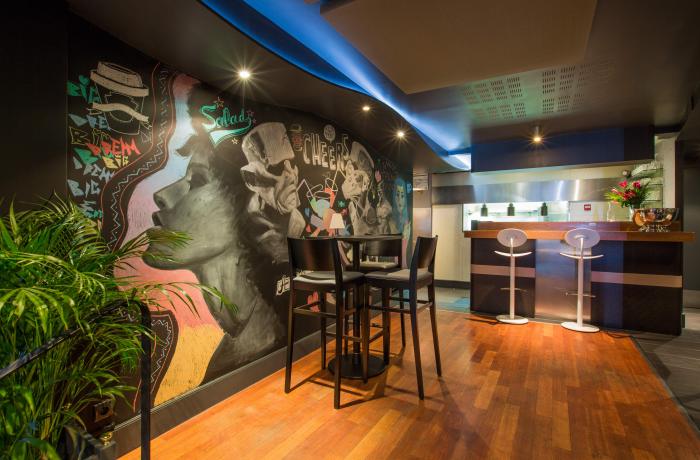 Le Bar-Restaurant le Froufrou à Paris 6 - La décoration