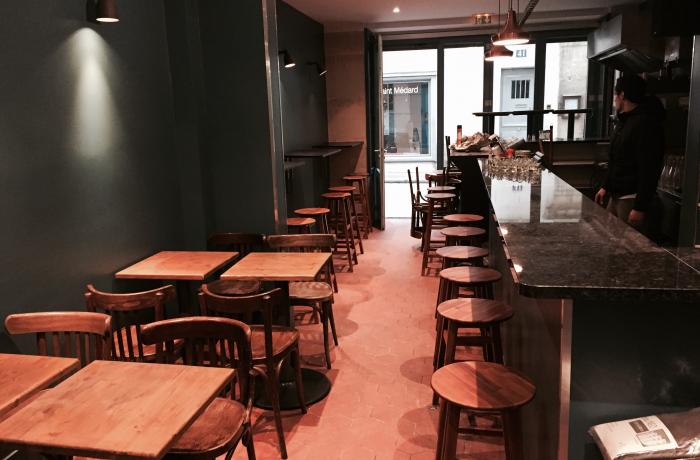 Le Bar-restaurant l'Aria à Paris 5 - Le rez-de-chaussée