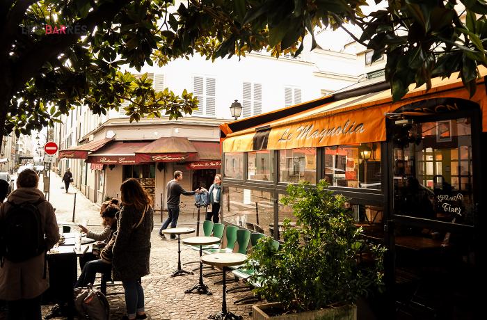 Le Bar-Pub le Magnolia à Paris 20 - La terrasse