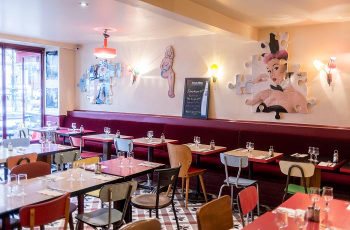 Le Restaurant le Gladines Batignolles à Paris 17 - La salle principale