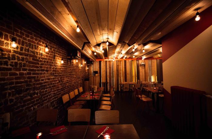 Le Bar l'Amour Fou à Bruxelles - La salle principale