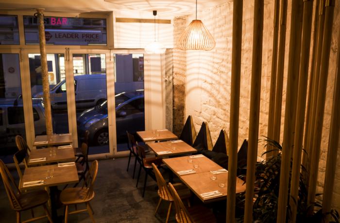 Le Bar-Restaurant le Dune à Paris 11 - Le fond du rez-de-chaussée