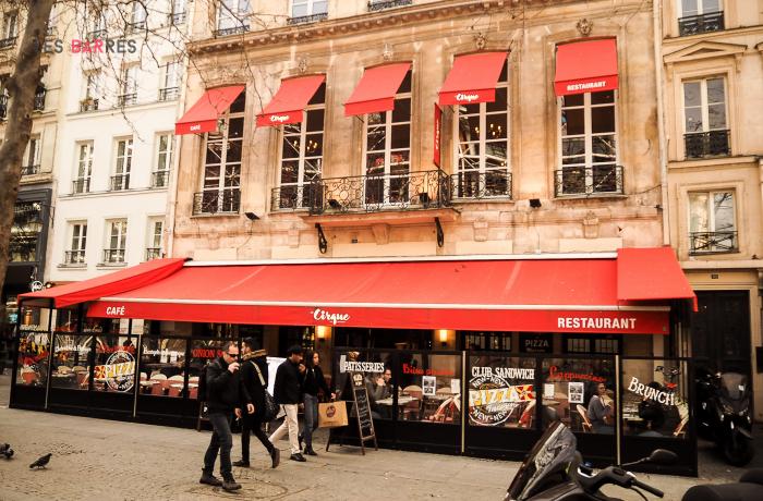Le Restaurant le Cirque à Paris 4 - La devanture