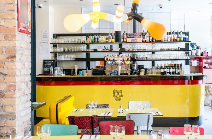 Le Restaurant le Gladines Saint-Martin à Paris 10 - Le comptoir