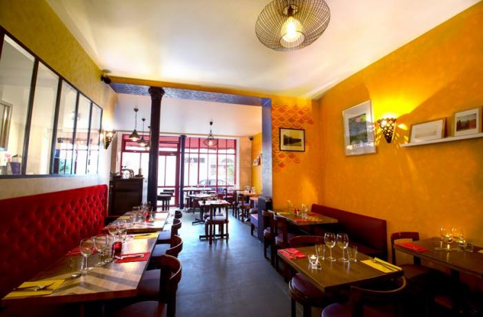 Le Bar-Restaurant le Au Goût du Monde à Paris 5 - La salle principale