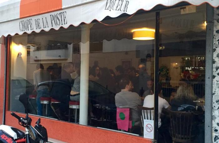 Le Restaurant la Chope de la Poste à Paris 15 - La devanture