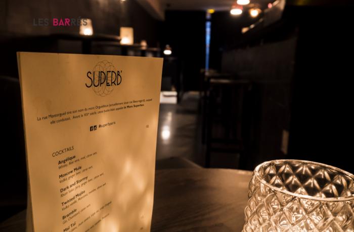 Le Bar le Superb' à Paris 2 - Le Superb'