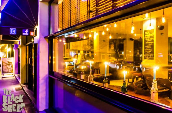 Le Bar-Pub le Black Sheep à Bruxelles - Vue de l'extérieur
