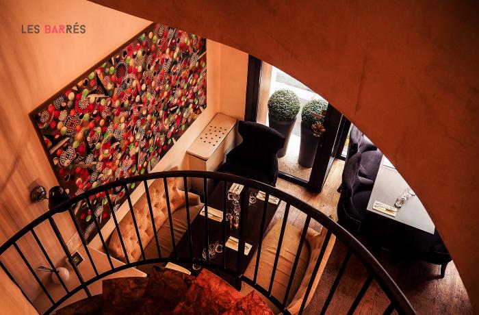 Le restaurant l'Atelier Duphot à Paris 1 - L'escalier