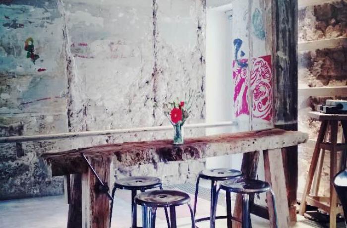 Le Bar-Restaurant le Café A à Paris 10 - La déco du lieu