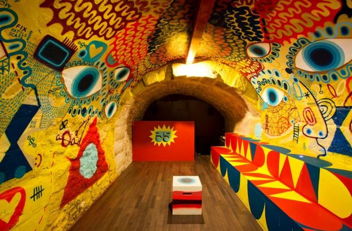 Le Bar le 35 Tours à Paris 2 - La cave voutée