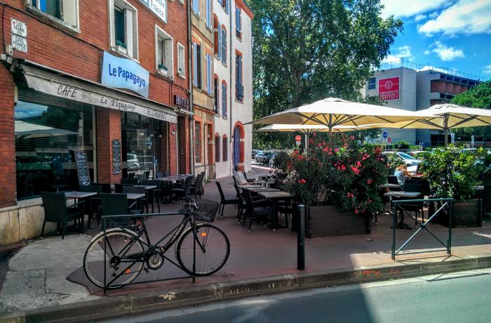 Le Bar-Restaurant le Papagayo à Toulouse - La terrasse