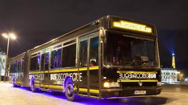 Privatiser Bus Discothèque Paris soirée amis - Le Double Bus