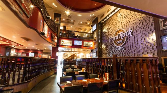 Le Bar-Restaurant le Hard Rock Café à Paris 9 - Le rez-de-chaussée
