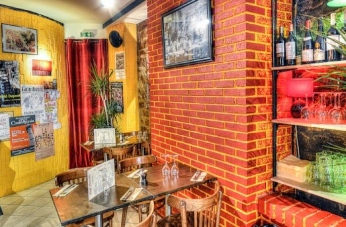 Le Bar-Restaurant le Café des canailles à Paris 11 - Le rez-de-chaussée