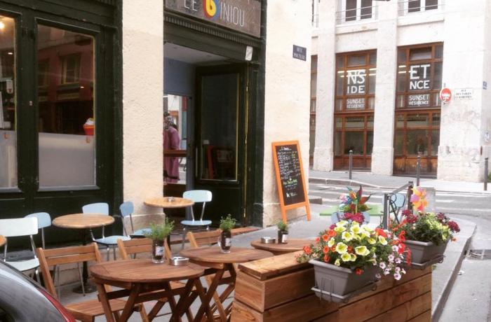 Le Bar le Biniou à Lyon 1 - La terrasse