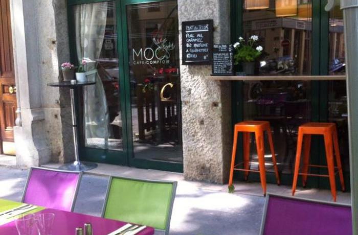 Le Restaurant le Moo Café Comptoir à Lyon 6 - La terasse