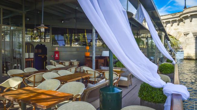 La salle de location les jardins du pont neuf à Paris - la terrasse